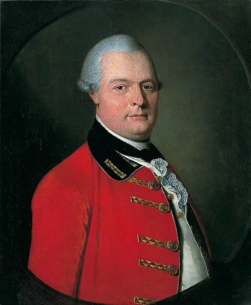 Mayor George Leathes, Dragones Reales - John Singleton Copley