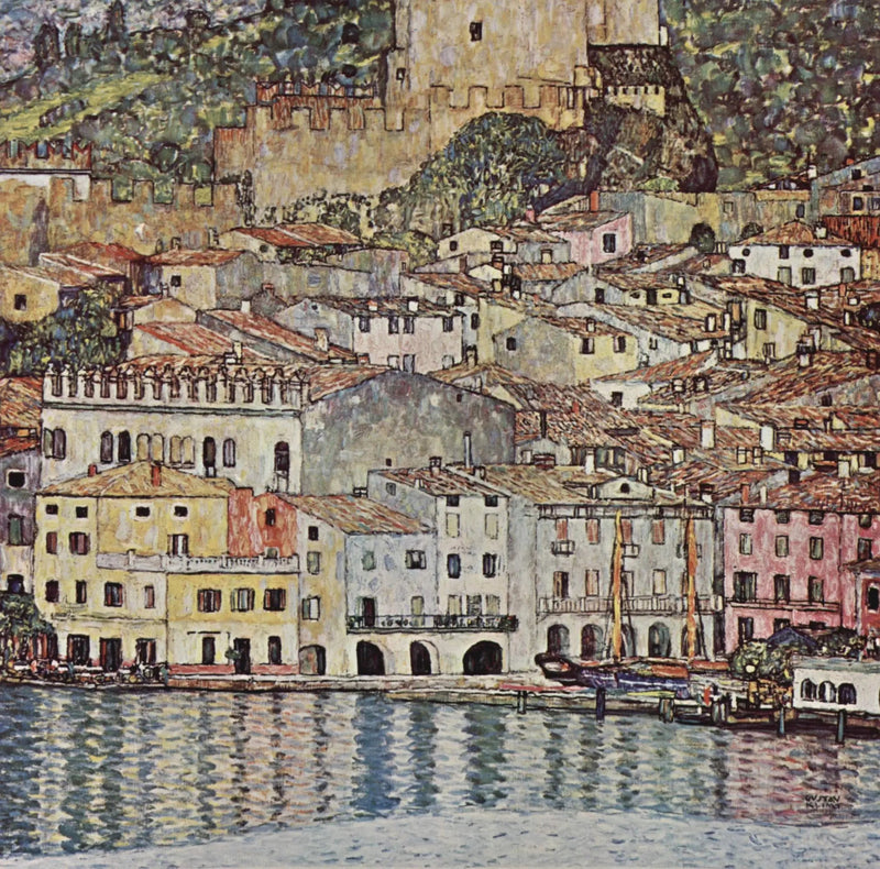 Malcesine en el lago de Garda - Gustav Klimt