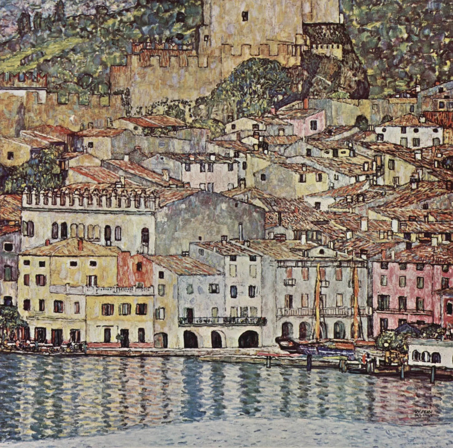 Malcesine en el lago de Garda - Gustav Klimt