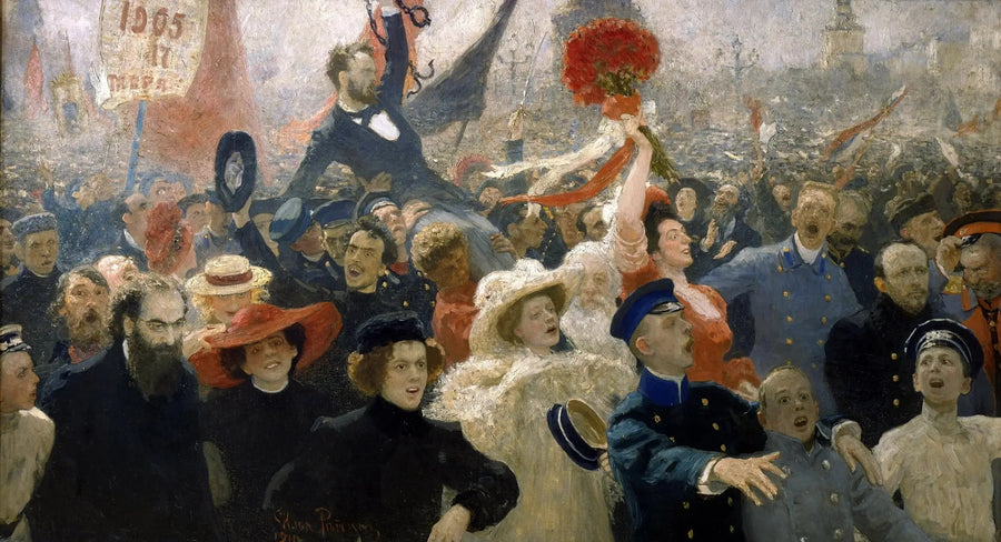 Manifestación del 17 de octubre de 1905 - Ilya Repin