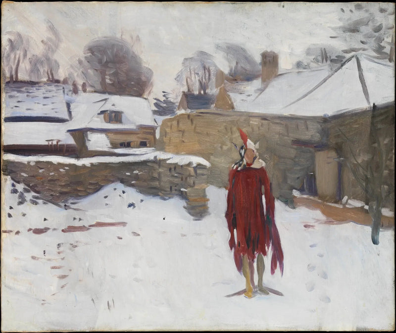 Maniquí en la nieve - John Singer Sargent