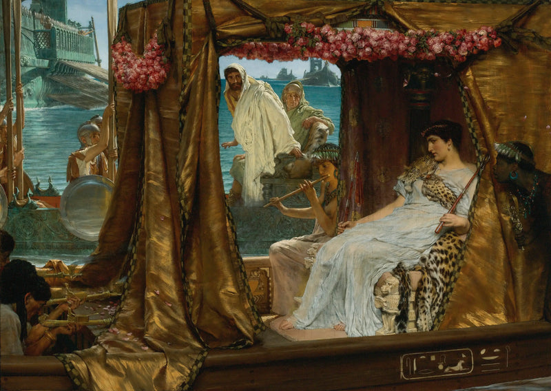 Marco Antonio y Cleopatra - Lawrence Alma-Tadema