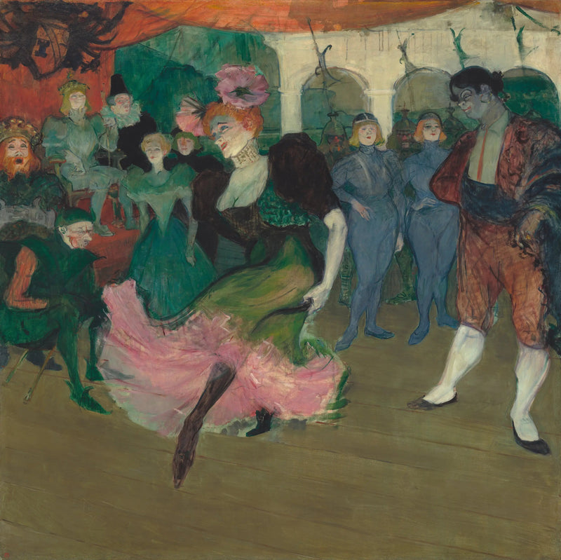 Marcelle Lender bailando el Bolero en Chilpéric - Henri de Toulouse-Lautrec