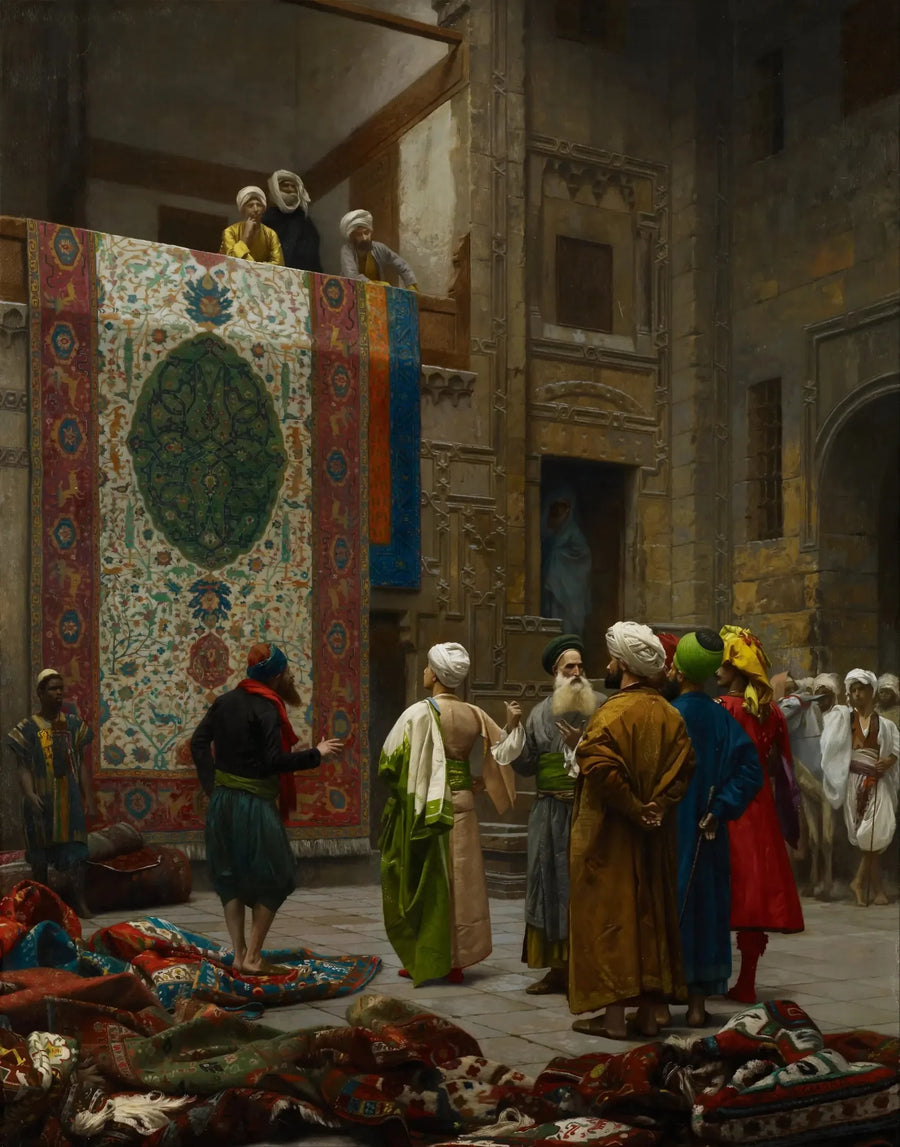 Vendedor de alfombras en El Cairo - Jean-Léon Gérôme