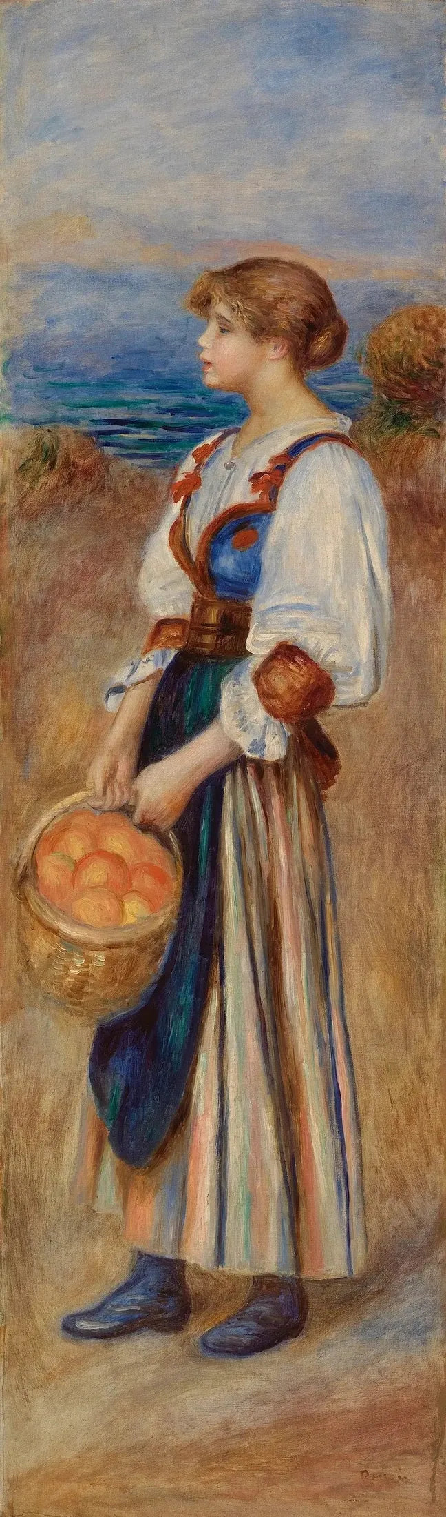 Vendedora de naranjas - Pierre-Auguste Renoir