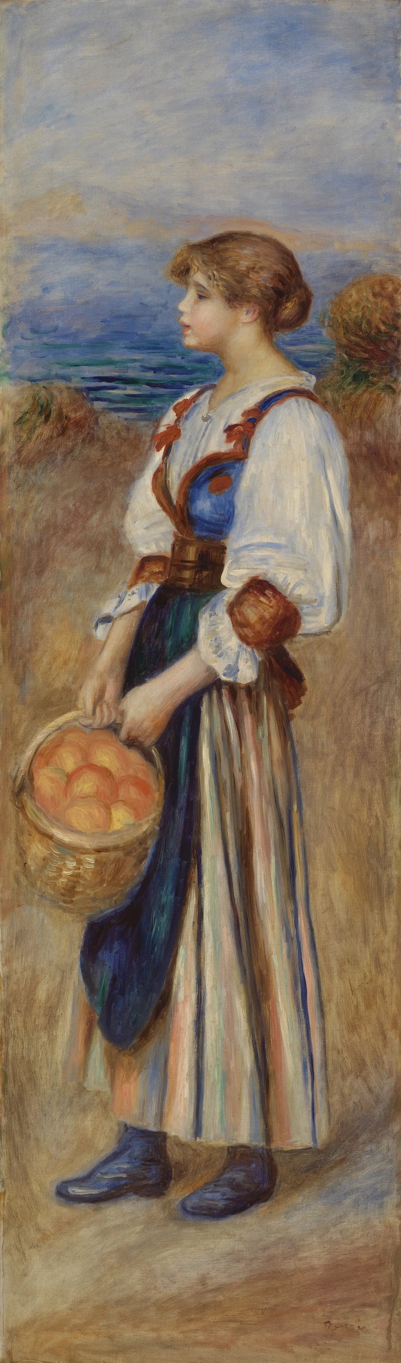 Vendedora de naranjas - Pierre-Auguste Renoir