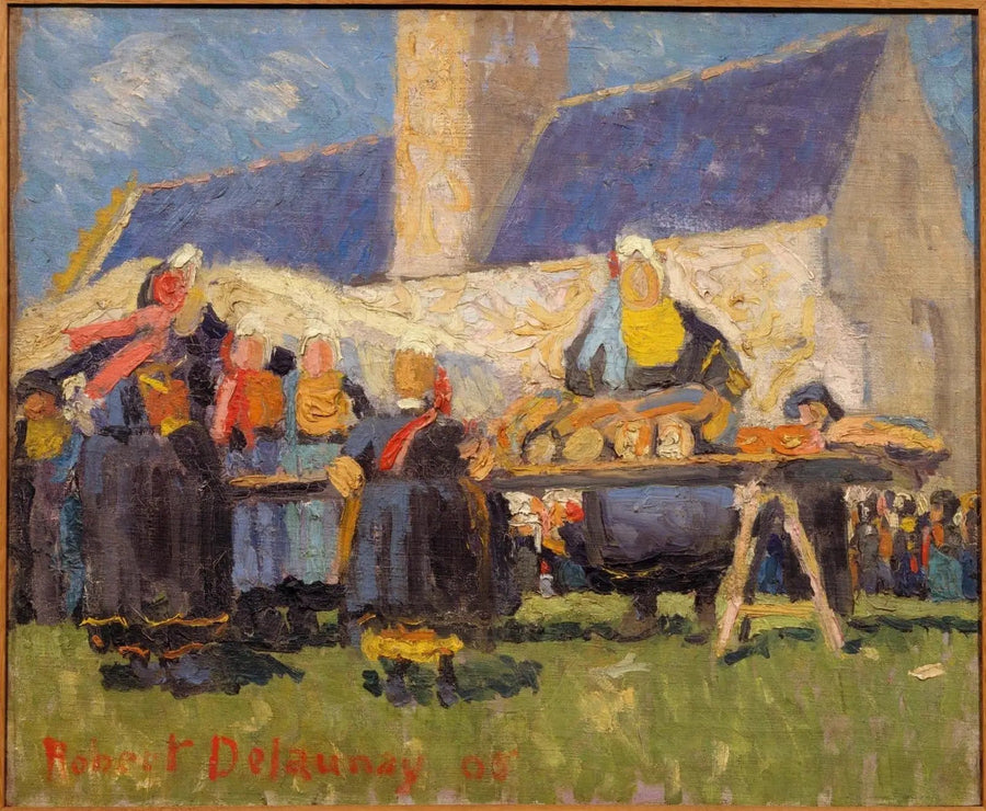 Mercado bretón - Robert Delaunay
