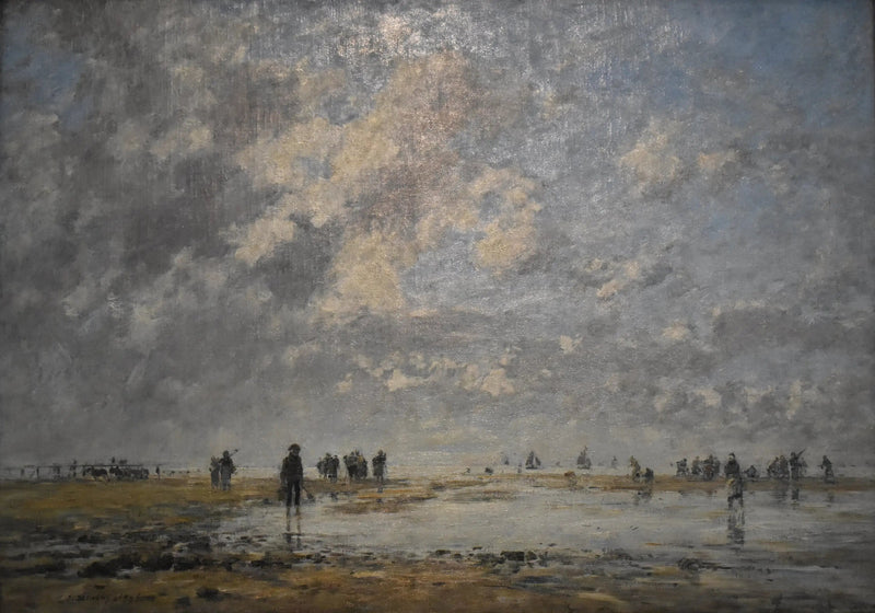 Marea baja en Étaples - Eugène Boudin