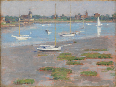 Marée basse Club nautique de Riverside - Theodore Robinson - Alpha Reproduction