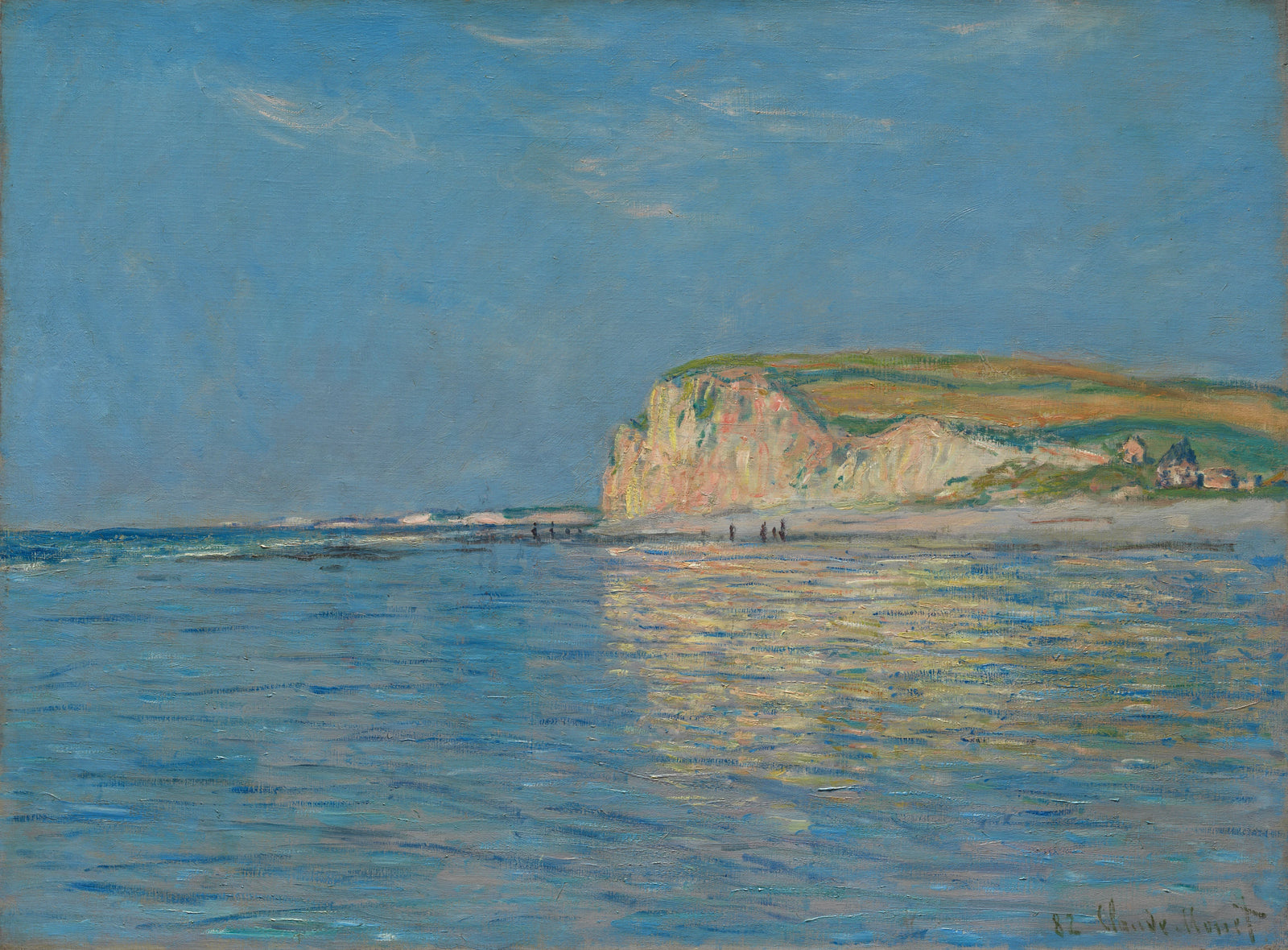 Marea baja en Pourville, cerca de Dieppe W716 - Claude Monet