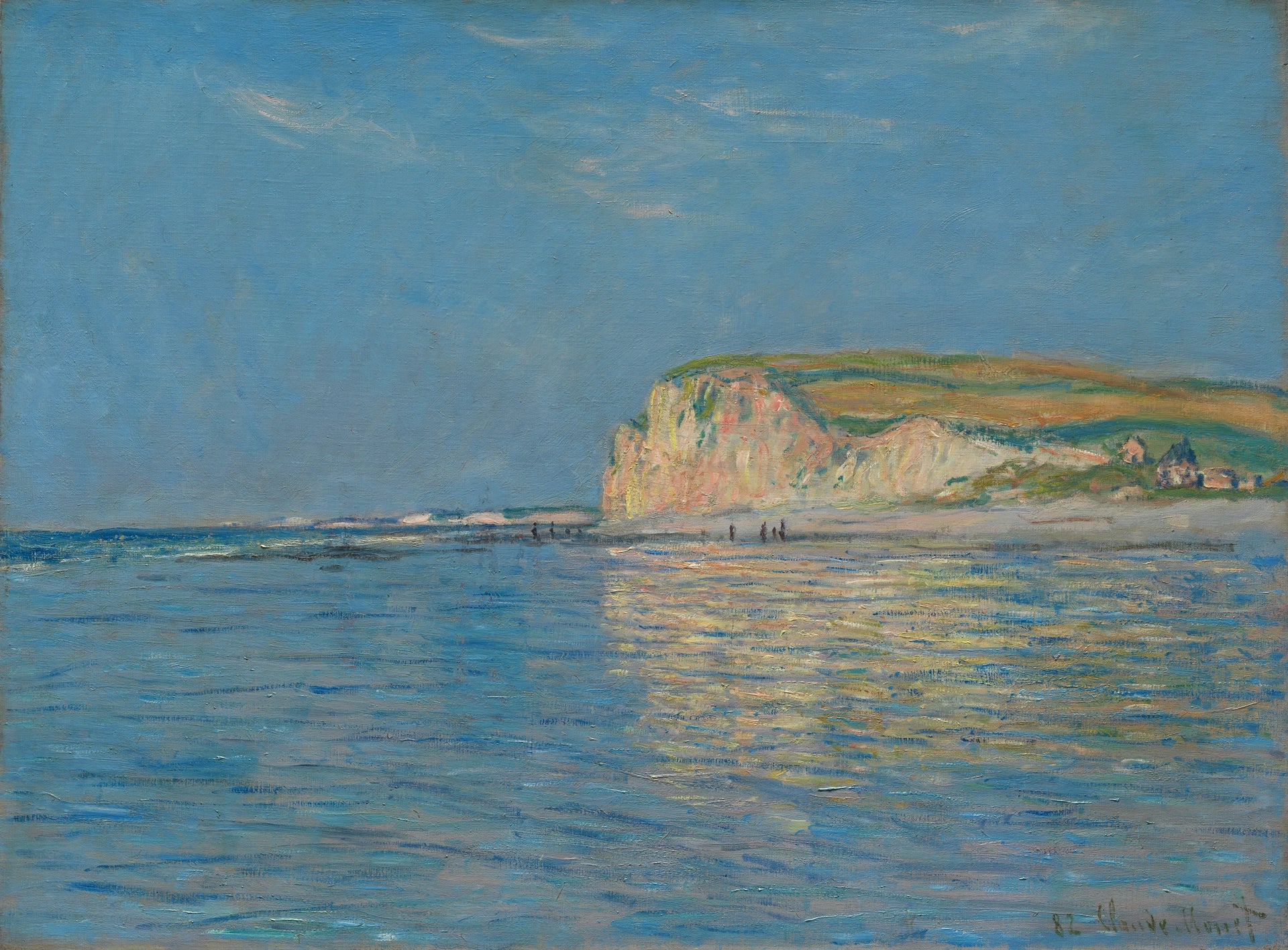Marée basse à Pourville, près de Dieppe W716 par Claude Monet, Cleveland Museum of Art