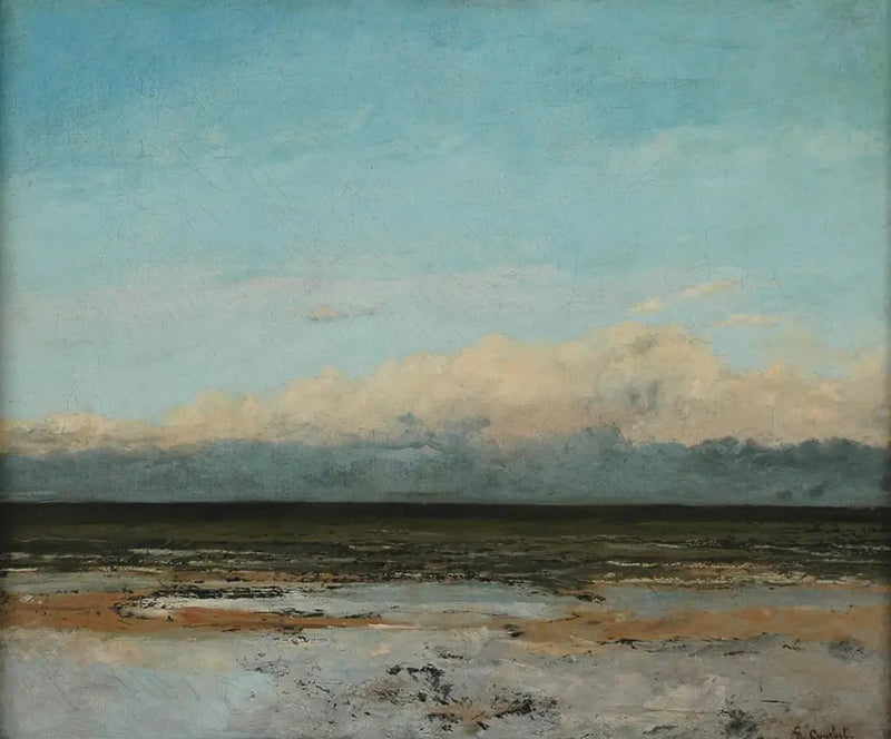 Marea creciente - Gustave Courbet