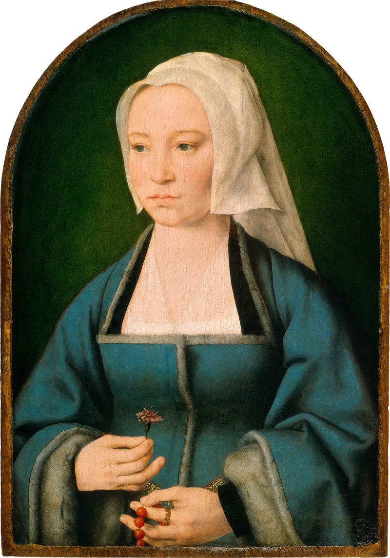Margaretha Boghe, esposa de Joris Vézeleer - Joos van Cleve