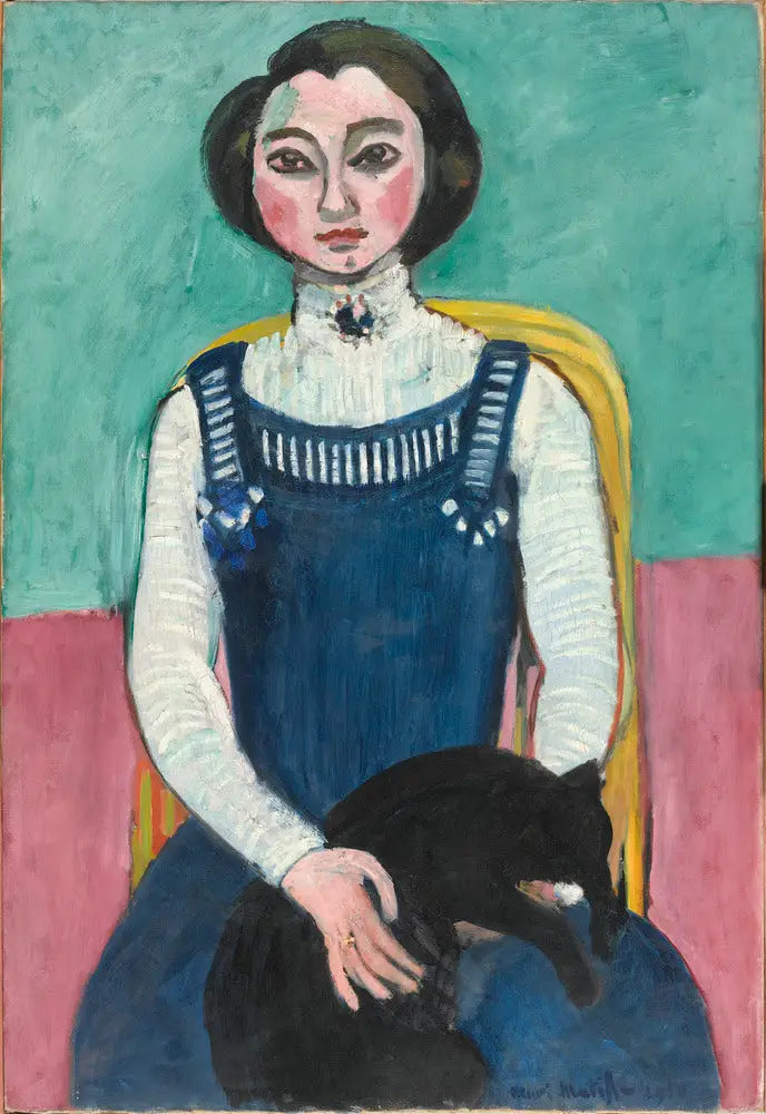 Margarita con gato negro - Henri Matisse