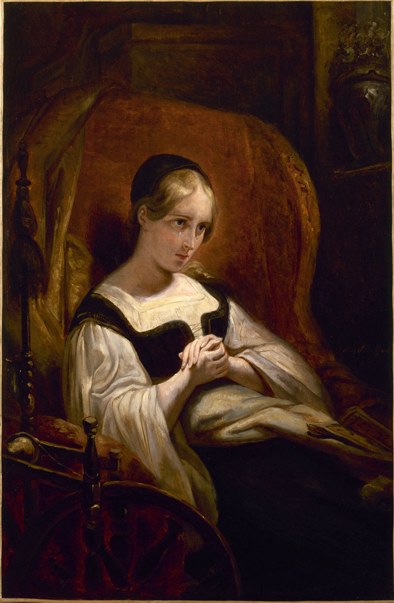 Margarita con rueca - Ary Scheffer