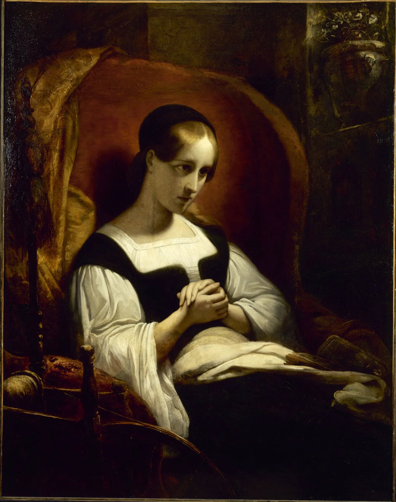 Margarita con rueca - Ary Scheffer