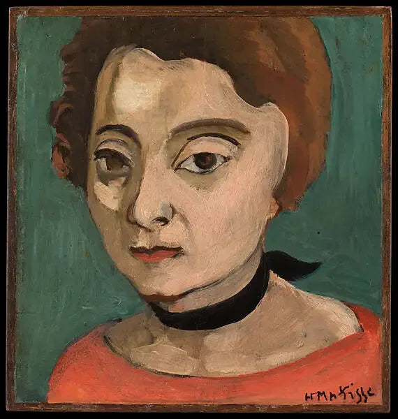 Margarita con cinta de terciopelo negro - Henri Matisse