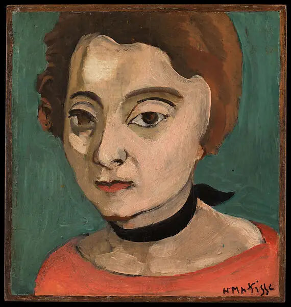 Margarita con cinta de terciopelo negro - Henri Matisse