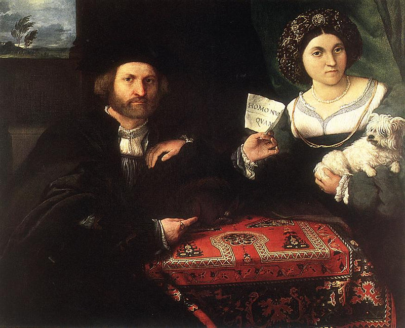 Mari y mujer - Lorenzo Lotto