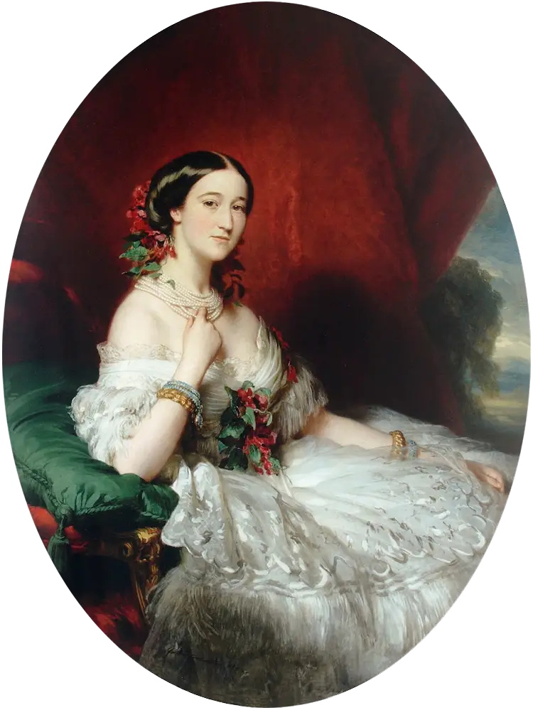 María Francisca de Sales Portocarrero - Franz Xaver Winterhalter - Alpha Reproduction
