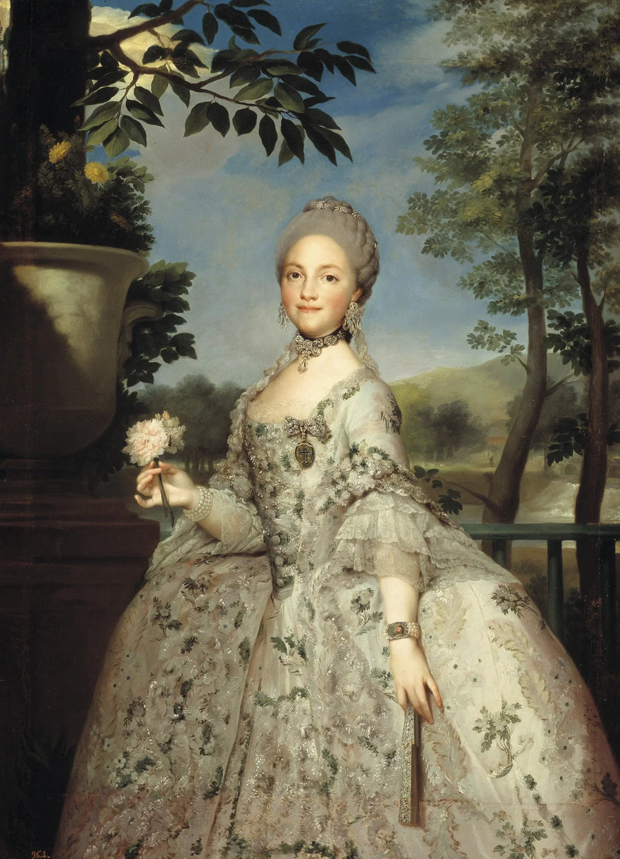 María Luisa de Parma, princesa de las Asturias - Anton Raphael Mengs