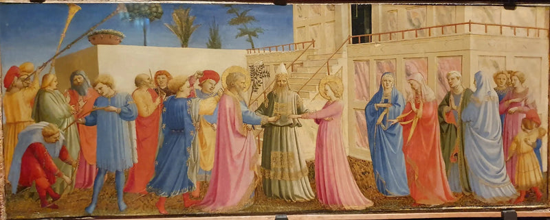 Matrimonio de la Virgen - Fra Angelico