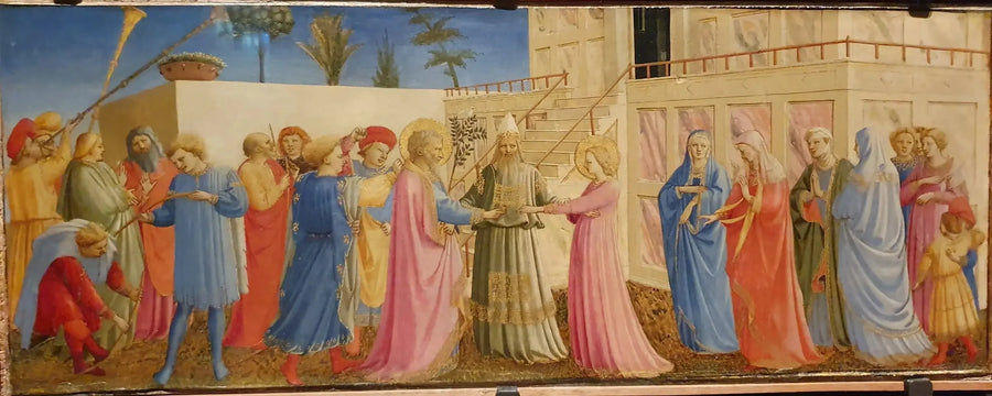 Matrimonio de la Virgen - Fra Angelico
