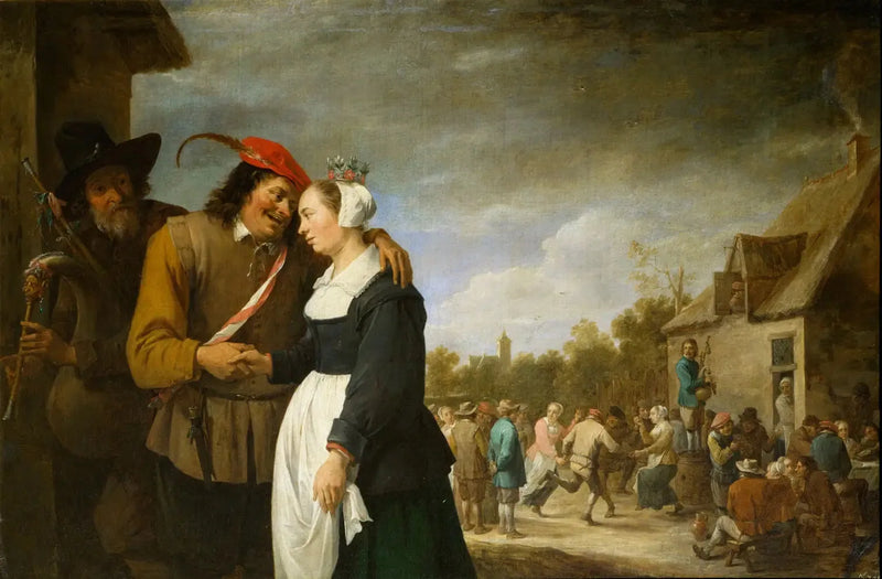 Matrimonio del campesino - David Teniers el Joven