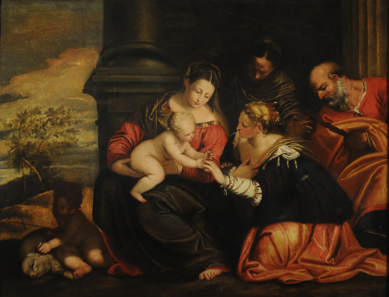 Misterioso matrimonio de Santa Catalina de Alejandría - Paolo Veronese