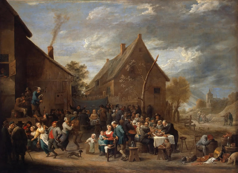 Matrimonio campesino - David Teniers el Joven
