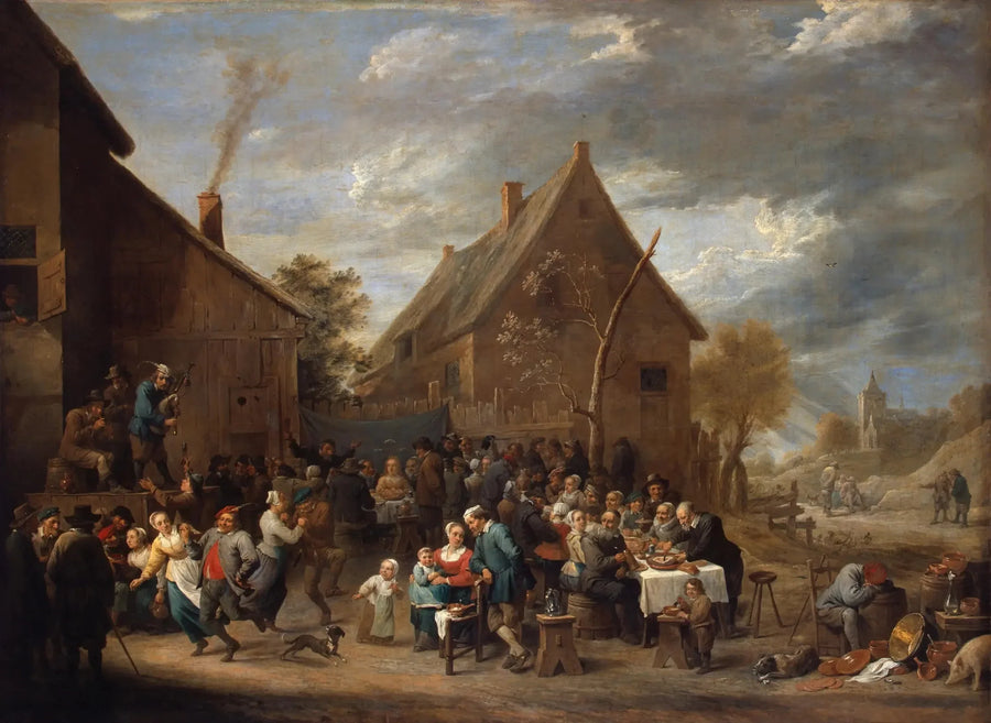 Matrimonio campesino - David Teniers el Joven