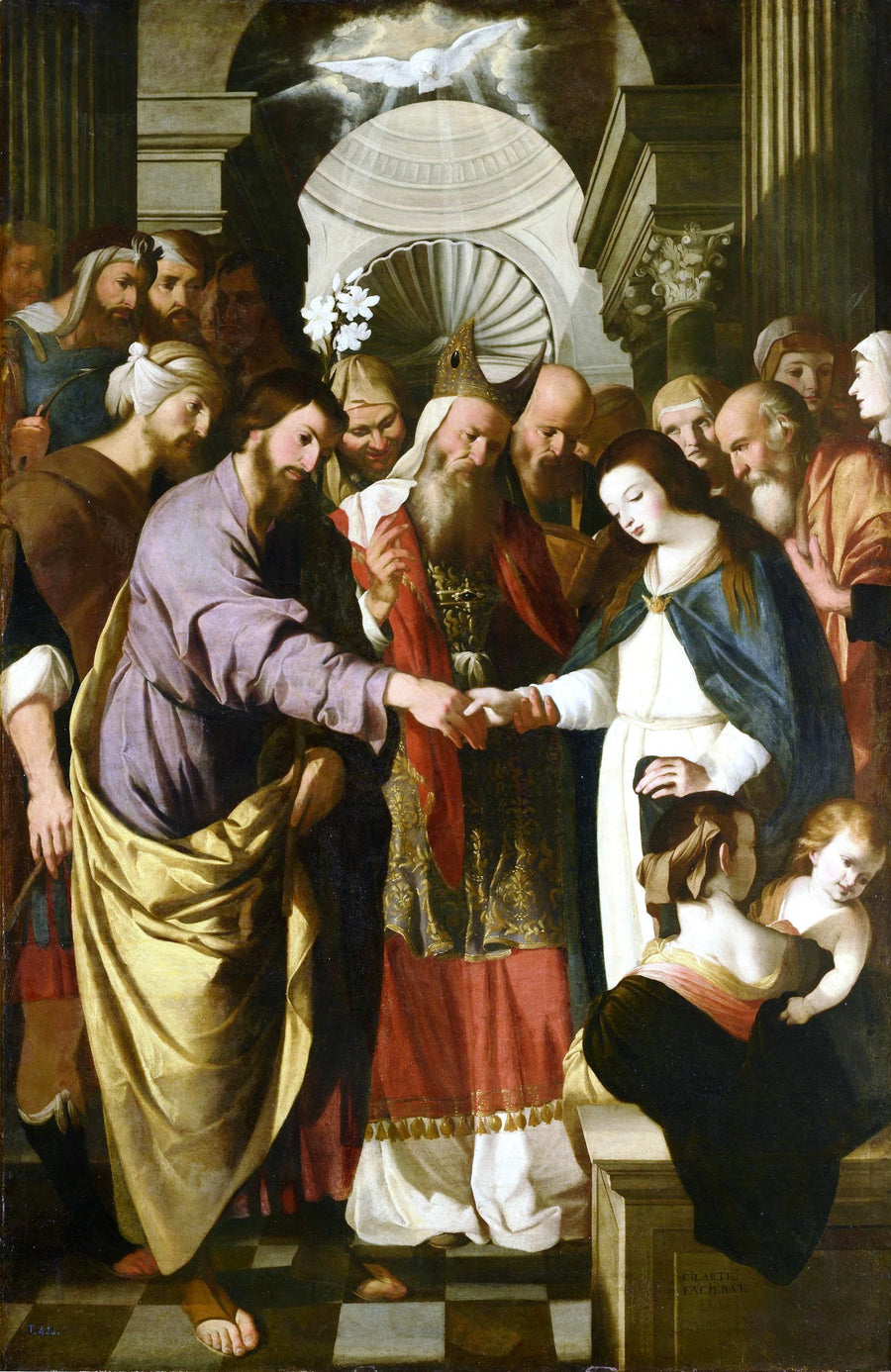 Le Mariage de la Vierge - Mateo Gilarte