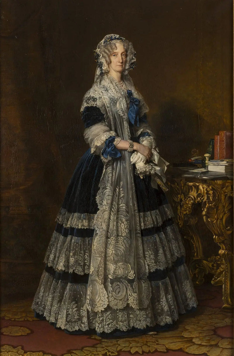 Marie-Amélie de Borbón, princesa de las Dos Sicilias, reina de los Franceses (1782-1866) - Franz Xaver Winterhalter