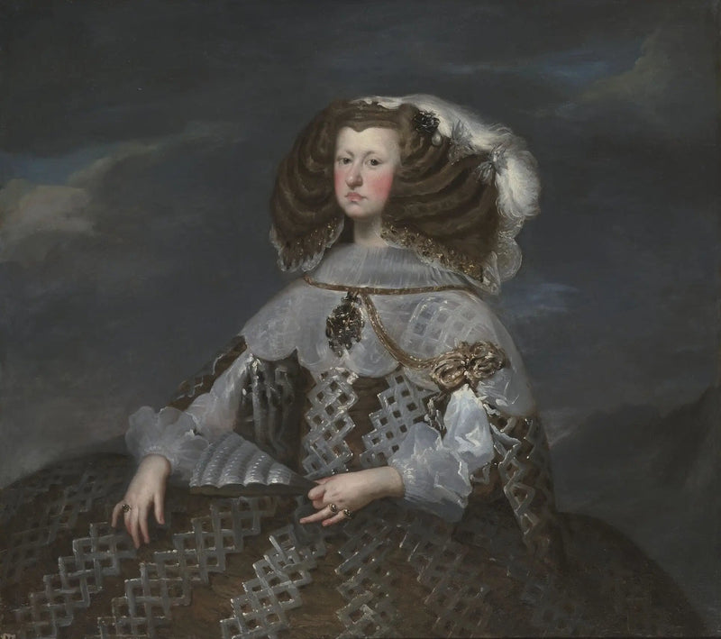 Marie-Anne d'Autriche, reina de España (1635-1696), regente - Diego Velázquez