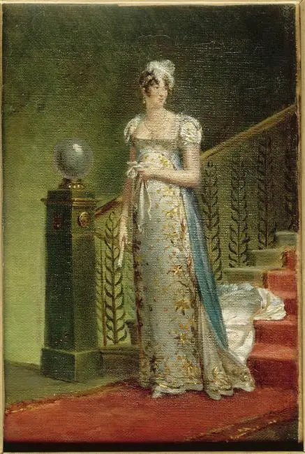 Marie-Anunciada-Carolina Bonaparte, reina de Nápoles, en el palacio del Elíseo (1782-1839) - François Gérard