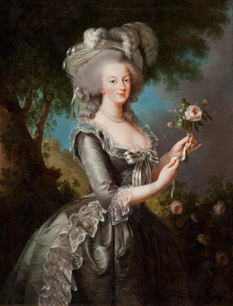 Marie-Antoinette conocida como « a la Rosa » - Élisabeth Vigée Le Brun