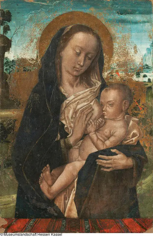 María con el niño Jesús - Hugo van der Goes