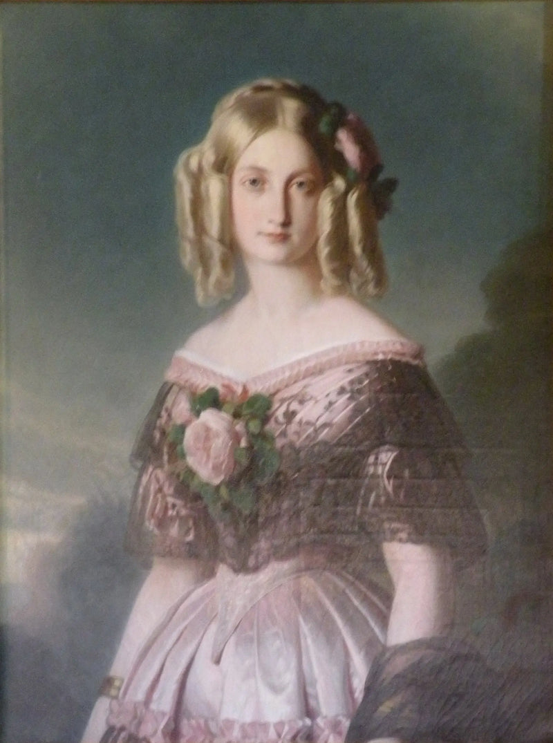 Marie-Caroline-Auguste de Bourbon-Salerne, duquesa de Aumale - Franz Xaver Winterhalter