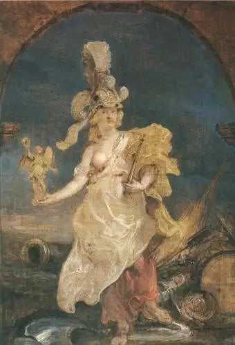 Marie de Médicis en el papel de Bellona - Peter Paul Rubens