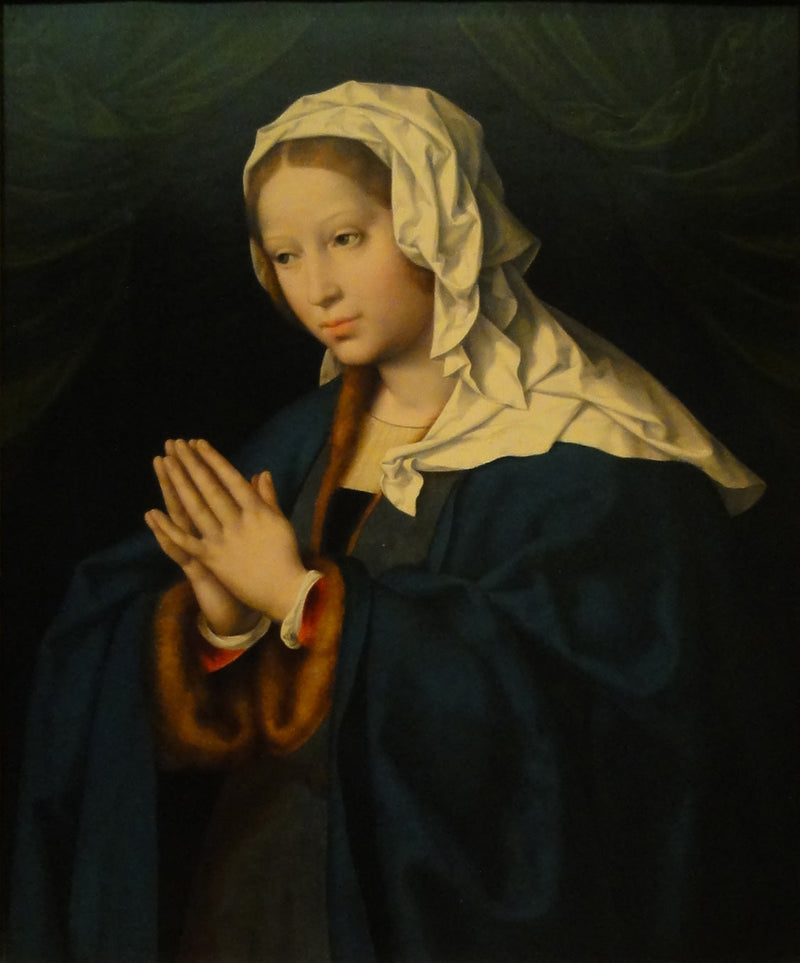 María en oración - Joos van Cleve