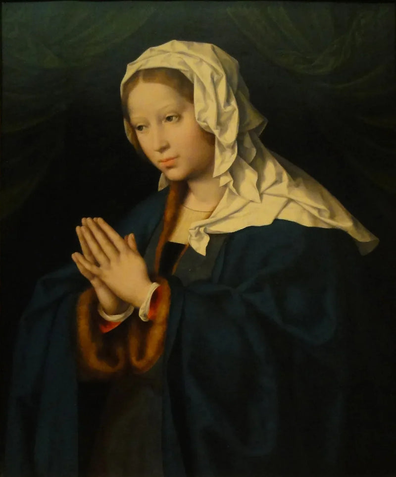 María en oración - Joos van Cleve