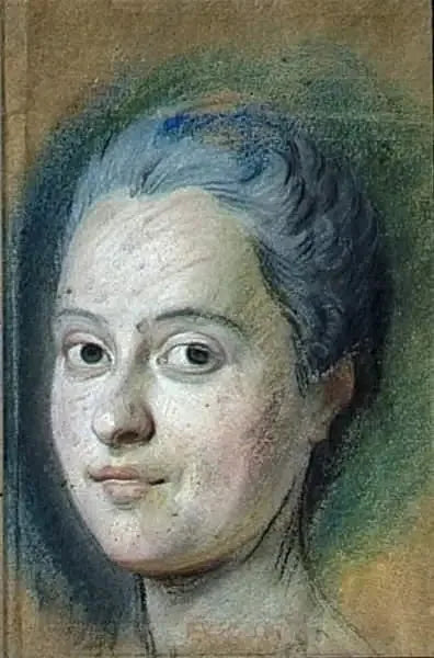 Marie-Josèphe de Saxe, delfina de Francia (1731-1767) - Maurice-Quentin de La Tour