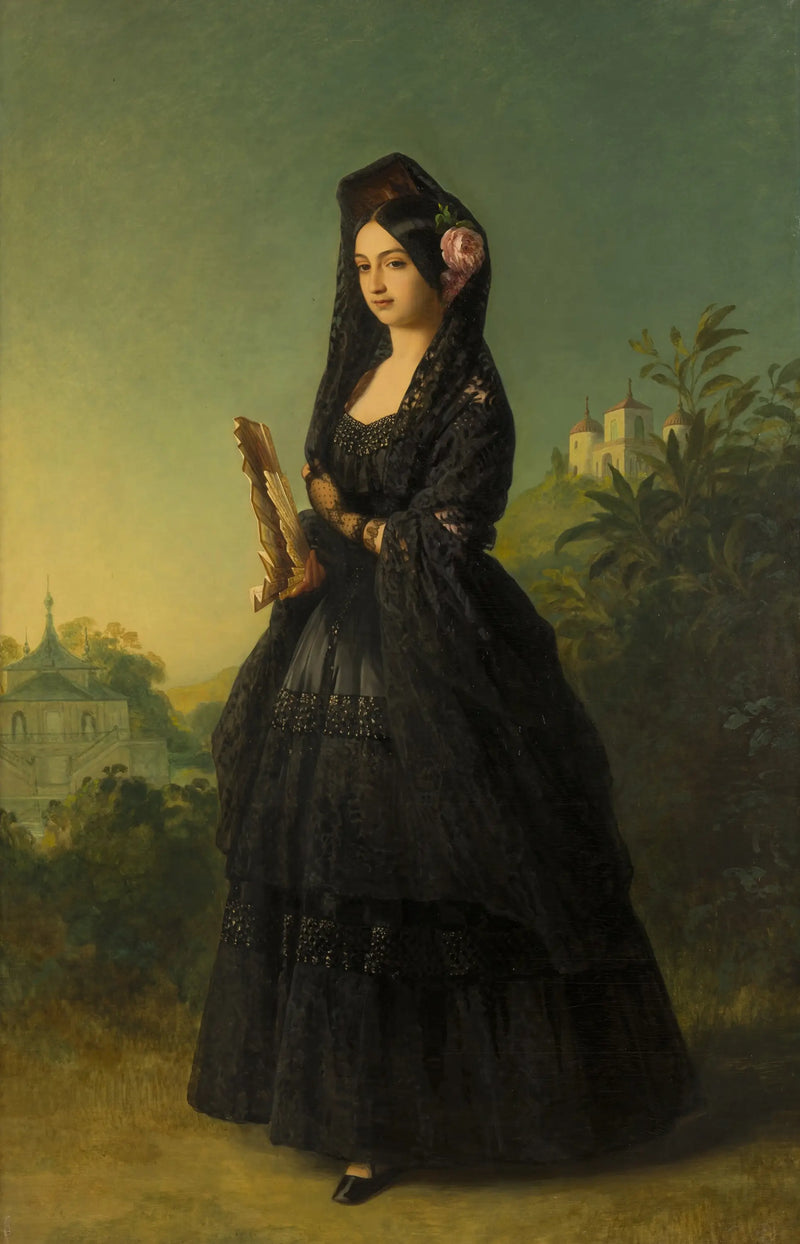 Marie-Louise-Ferdinande de Bourbon, duquesa de Montpensier (1846-1897) - Franz Xaver Winterhalter