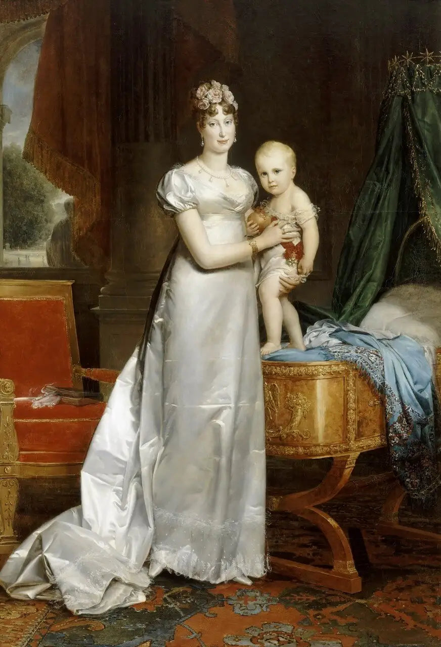 Marie-Louise impératrice des Français et le roi de Rome - François Gérard - Alpha Reproduction