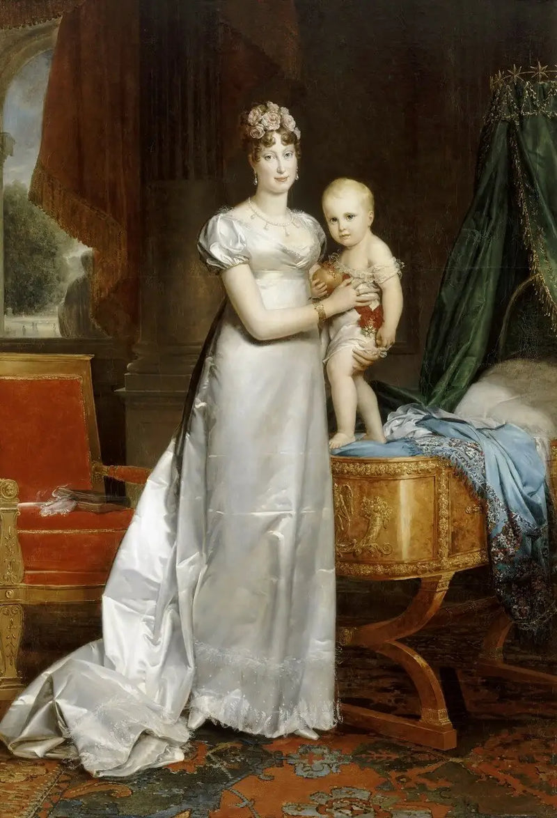 Marie-Louise, emperatriz de los franceses y el rey de Roma - François Gérard