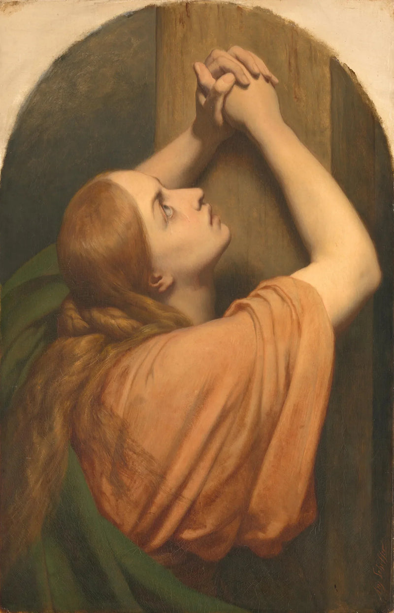 María Magdalena junto a la cruz - Ary Scheffer
