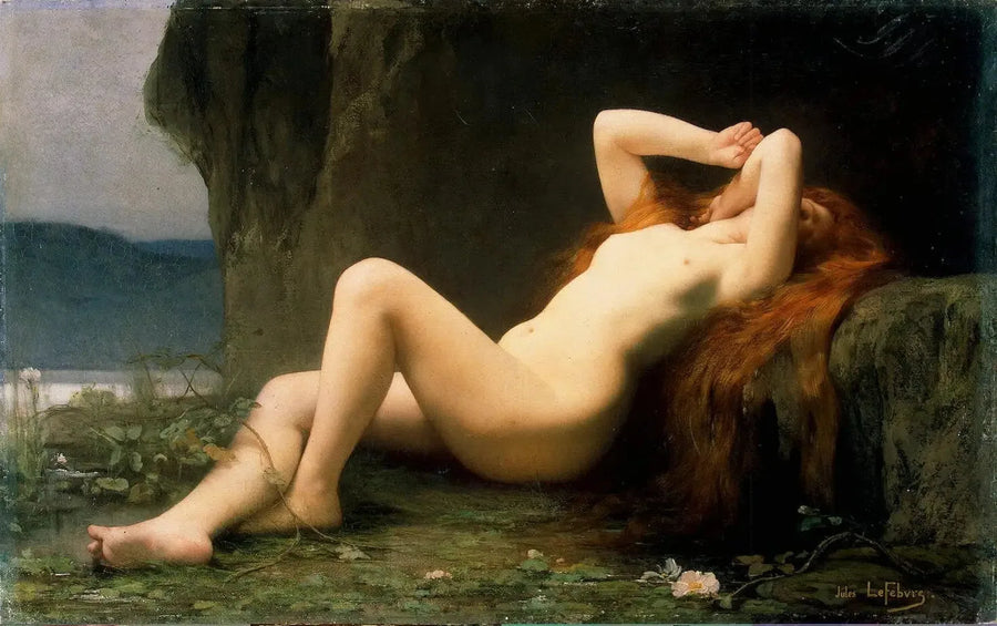 María Magdalena en la cueva - Jules Lefebvre