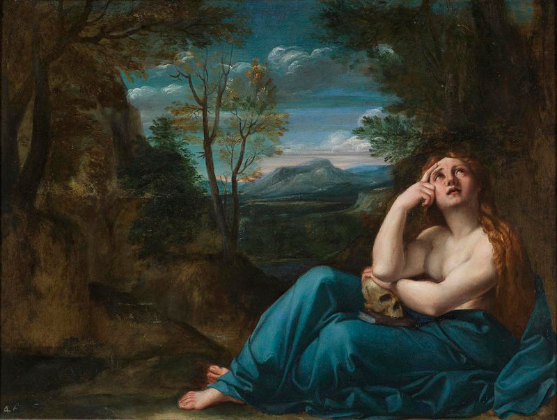 María Magdalena en un paisaje - Annibale Carracci