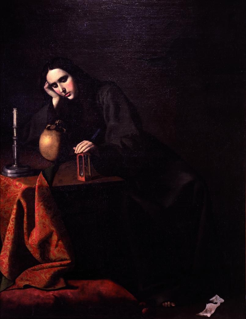 Marie-Madeleine en méditation - Francisco de Zurbarán - Alpha Reproduction