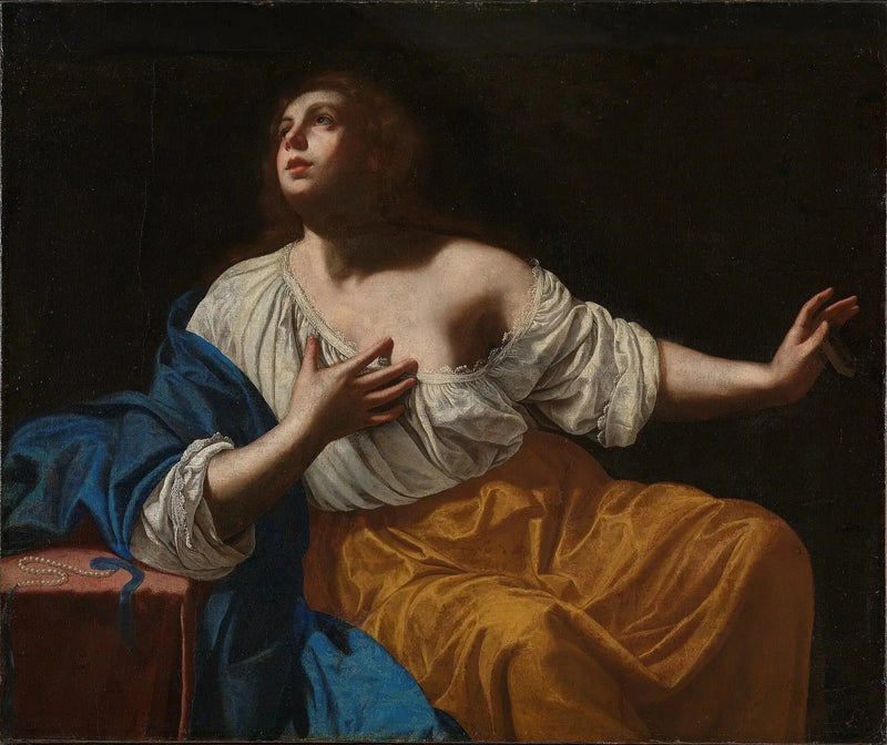 María Magdalena Penitente - Artemisia Gentileschi